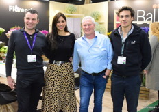 Op de stand van Florensis en Ball stonden Daniel Jonker, Alejandra Restrepo, Rob van Marrewijk en Alvara Andres Gomez.